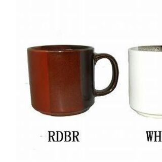 美濃焼 ツートンカラー コーヒーカップ RDBR 8個セット 607-19