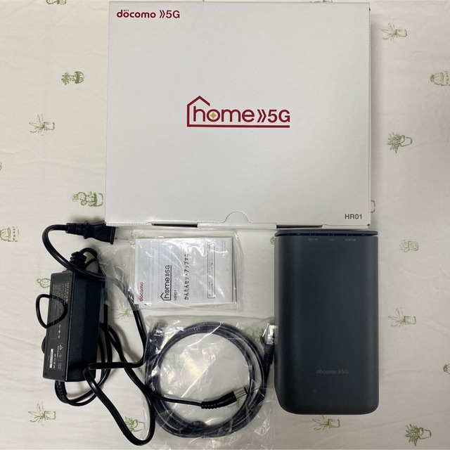 docomo home 5G HR01 Wi-Fiルーター ダークグレー - PC周辺機器