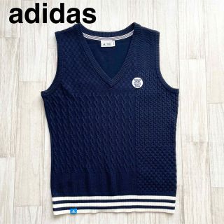 アディダス(adidas)の【あーたん様専用】adidas アディダス ゴルフ ベスト レディース 紺系 M(ウエア)