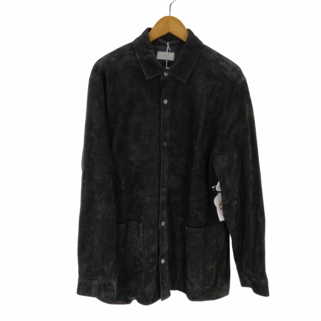 ATON(エイトン) LAMB SUEDE SHIRT JACKET メンズ