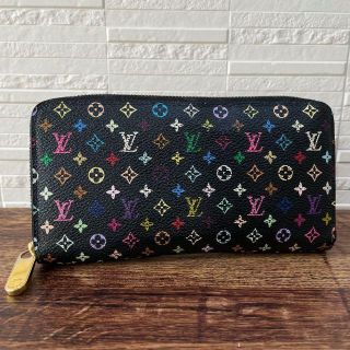 ルイヴィトン(LOUIS VUITTON)の良品 ルイヴィトン モノグラム 長財布 ジッピー ウォレット マルチカラー.(財布)