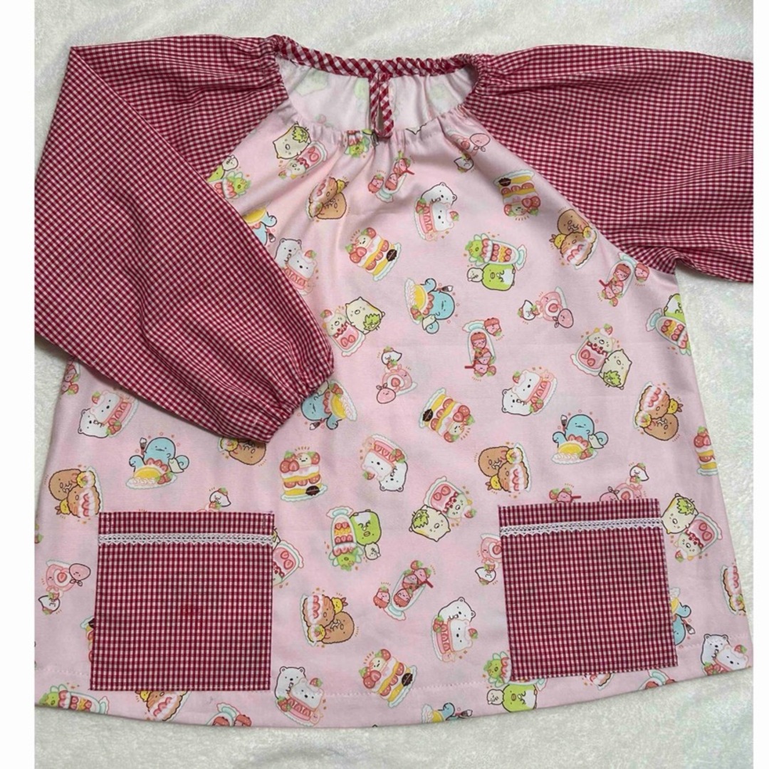 ハンドメイド⭐️すみっコぐらし　スモックオーダーいたします。 キッズ/ベビー/マタニティのキッズ服女の子用(90cm~)(その他)の商品写真