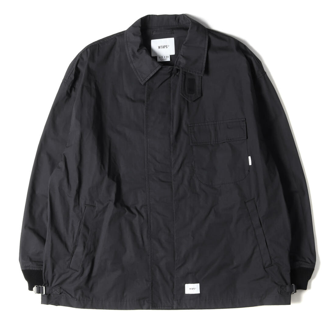 WTAPS ダブルタップス WTVUAロゴ A-2 デッキジャケット D2 20SS ブラック XL アウター ブルゾン カジュアル ブランド  ストリート【メンズ】【中古】【美品】【K3703】