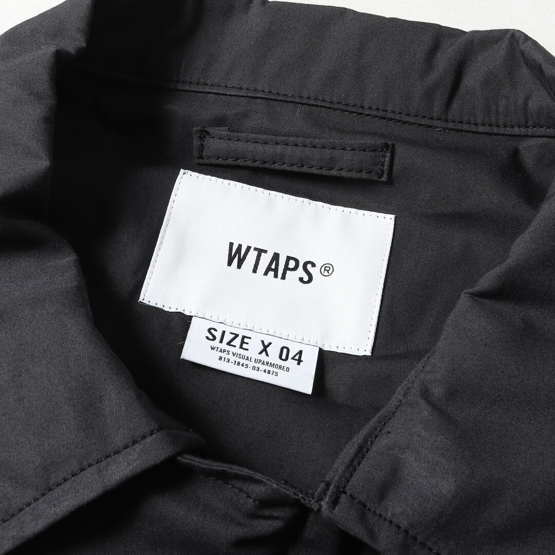 WTAPS ダブルタップス WTVUAロゴ A-2 デッキジャケット D2 20SS ブラック XL アウター ブルゾン カジュアル ブランド  ストリート【メンズ】【中古】【美品】【K3703】