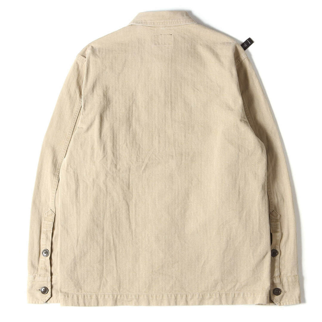 WTAPS ダブルタップス シャツ ヘリンボーン ミリタリーシャツ HBT LS 01 16AW ベージュ M トップス カジュアルシャツ 長袖  【メンズ】【中古】