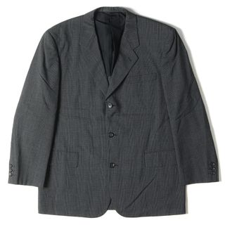 コムデギャルソン(COMME des GARCONS)のCOMME des GARCONS コムデギャルソン ジャケット チェック ウール 3B テーラードジャケット HOMME AD1994 田中オム アーカイブ 90s グレー M アウター ブレザー 【メンズ】【中古】(テーラードジャケット)