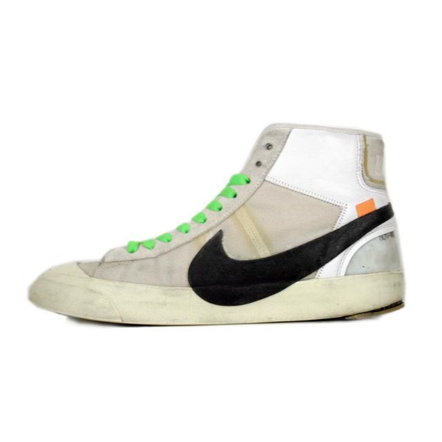 ナイキNIKE×オフホワイトOFF WHITE□BLAZER MIDスニーカー - スニーカー