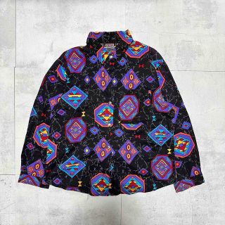 【Vintage】Whole Pattern Shirt / 総柄シャツ(シャツ/ブラウス(長袖/七分))