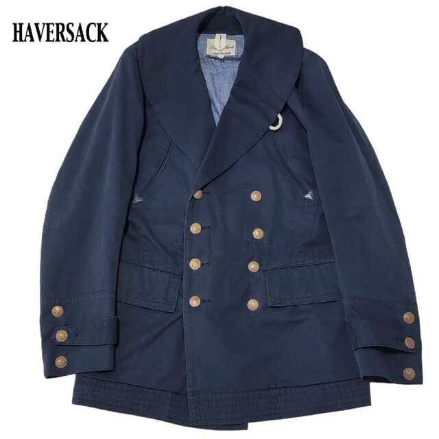 抜群の存在感】ハバーサック HAVERSACK M ショールカラーコート 新品