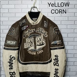 イエローコーン(YeLLOW CORN)の【YeLLOWCORN】イエローコーン　ライディングジャケット　ビッグサイズ(装備/装具)