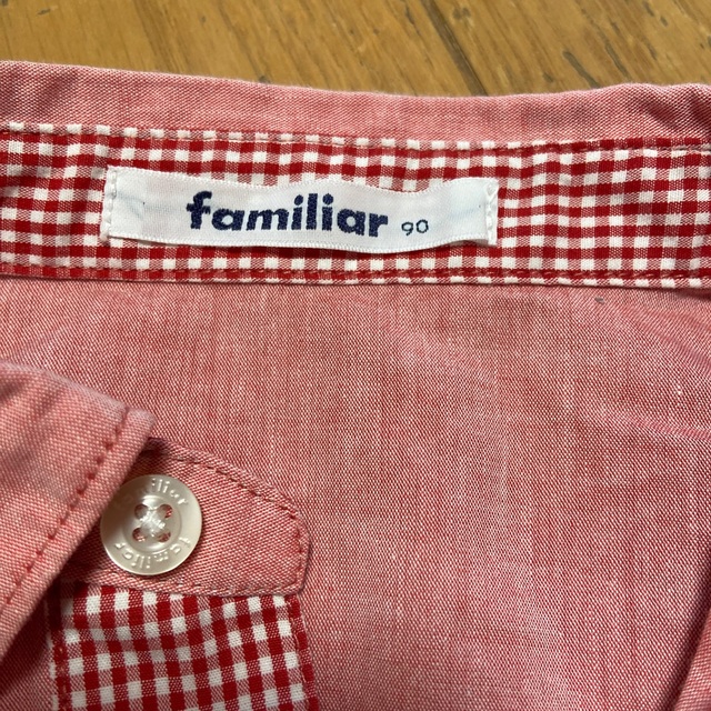 familiar(ファミリア)のfamiliar シャツ　90cm キッズ/ベビー/マタニティのキッズ服男の子用(90cm~)(Tシャツ/カットソー)の商品写真