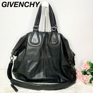 GIVENCHY　ジバンシー　ジバンシー　ロゴ全面　ボストンバッグ