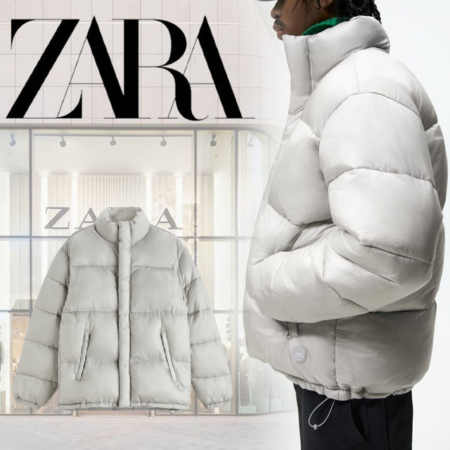 ZARA パフ ジャケット