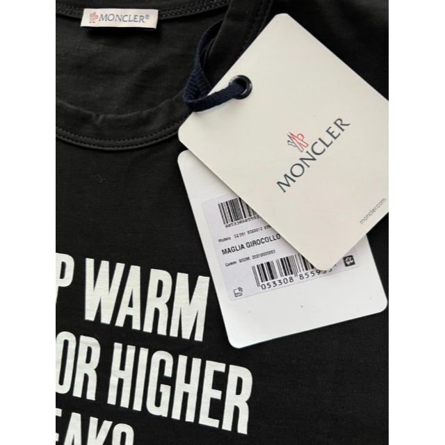 MONCLER - ☆新品未使用・本物保証☆MONCLER レタリングロゴ ロングT