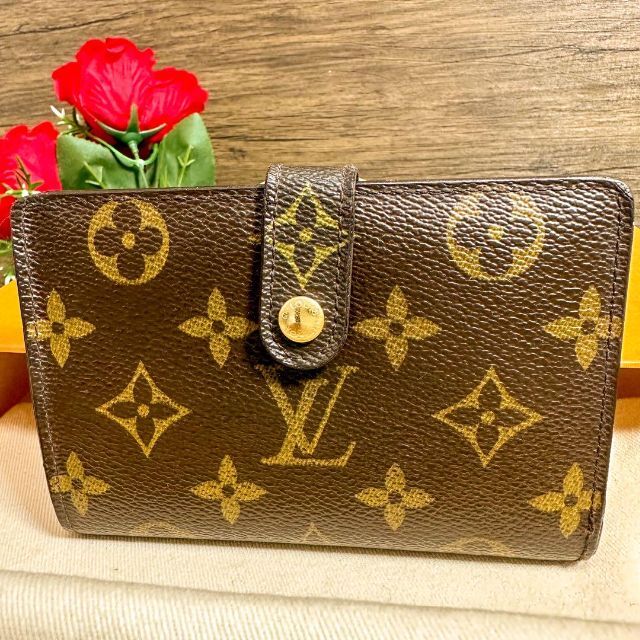 ルイヴィトン モノグラム ヴィエノワ がま口財布 LOUIS VUITTON