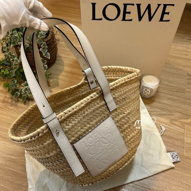 購買 ロエベ LOEWE ショルダーバッグ カゴバッグ 訳あり ad-naturam.fr