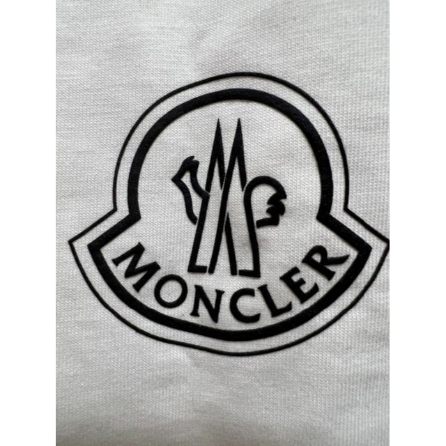 ☆新品・正規品☆MONCLER レタリングロゴ ロングTシャツ　アイボリー　M