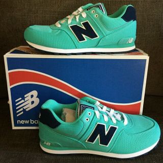 ニューバランス(New Balance)の新品未使用　new balance 574　スニーカー♡パステルグリーン(スニーカー)