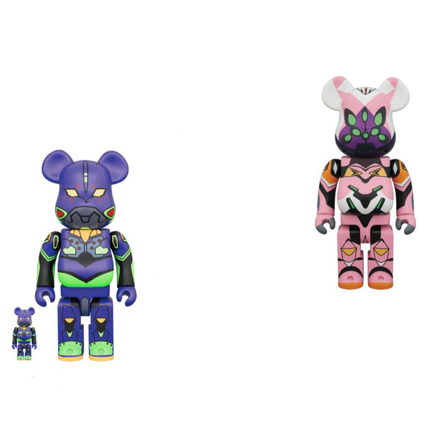 BE@RBRICK エヴァ 400% 2体 （初号機、8号機β）