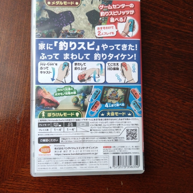 Nintendo Switch(ニンテンドースイッチ)の釣りスピリッツ Nintendo Switchバージョン Switch エンタメ/ホビーのゲームソフト/ゲーム機本体(家庭用ゲームソフト)の商品写真