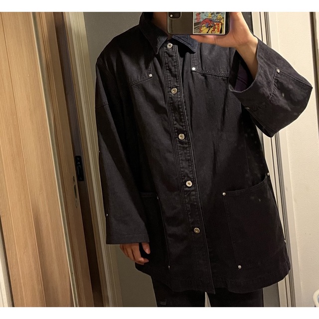 【1度のみ着用】LITTLEBIG デニムカバーオール メンズのジャケット/アウター(カバーオール)の商品写真