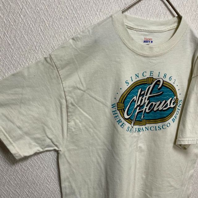 Hanes(ヘインズ)のHanes ヘインズ Tシャツ 半袖 ロゴ バックプリント サンフランシスコ L メンズのトップス(Tシャツ/カットソー(半袖/袖なし))の商品写真