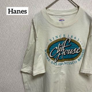 ヘインズ(Hanes)のHanes ヘインズ Tシャツ 半袖 ロゴ バックプリント サンフランシスコ L(Tシャツ/カットソー(半袖/袖なし))