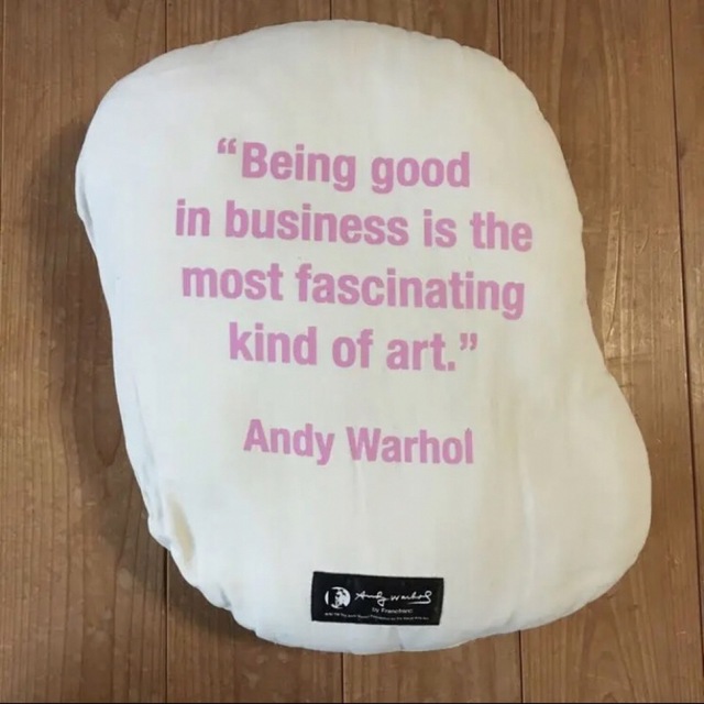 Andy Warhol(アンディウォーホル)の美品【アンディウォーホルAndy Warholドル＄クッション】②個セット インテリア/住まい/日用品のインテリア小物(その他)の商品写真