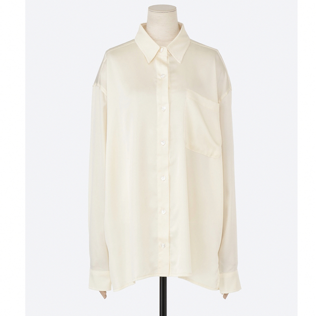 the virgins heart button silk shirt