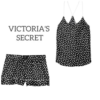 ヴィクトリアズシークレット(Victoria's Secret)のセール♡ヴィクトリアシークレット サテンPJ セット XS(ルームウェア)