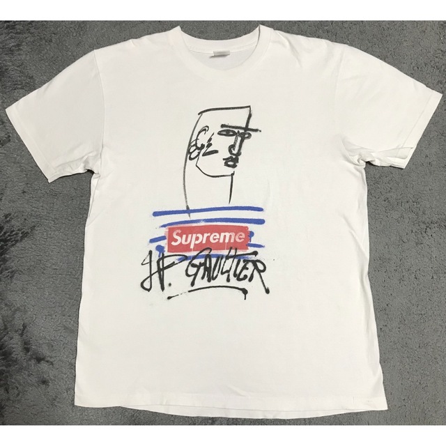 Mカラーsupreme ゴルチエ　tシャツ