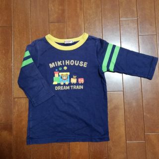 ミキハウス(mikihouse)の七分丈　ミキハウス　長袖シャツ　120(Tシャツ/カットソー)