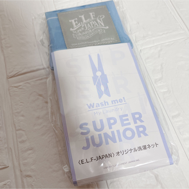 SUPER JUNIOR(スーパージュニア)のELF-JAPAN継続特典 洗濯ネット エンタメ/ホビーのタレントグッズ(アイドルグッズ)の商品写真