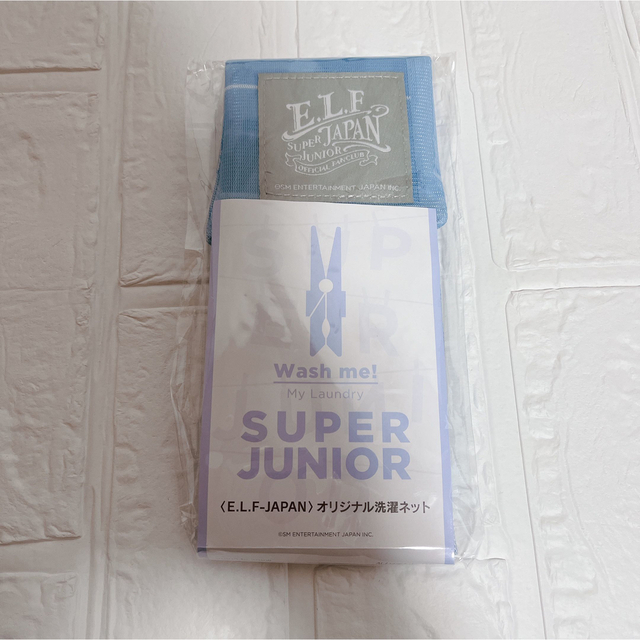 SUPER JUNIOR(スーパージュニア)のELF-JAPAN継続特典 洗濯ネット エンタメ/ホビーのタレントグッズ(アイドルグッズ)の商品写真