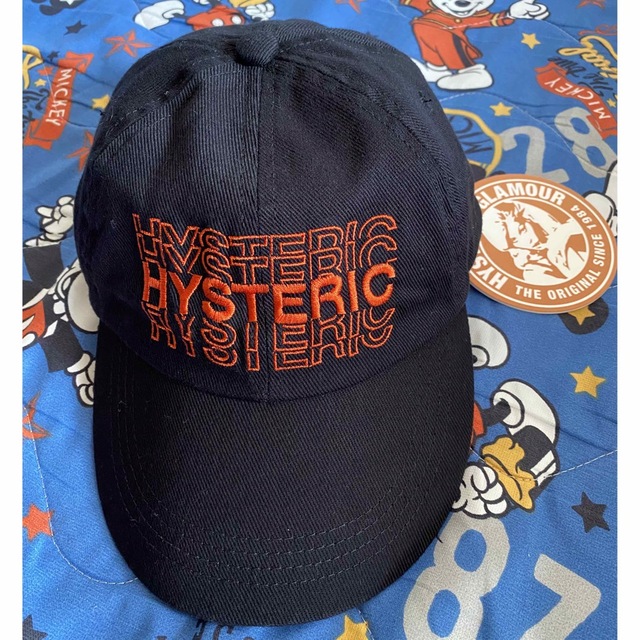 HYSTERIC GLAMOUR(ヒステリックグラマー)の正規店購入 新品 HYSTERIC GLAMOUR キャップ 黒 サイズFree レディースの帽子(キャップ)の商品写真