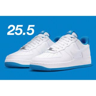 ナイキ(NIKE)のナイキ エアフォース1 ブルー 25.5(スニーカー)