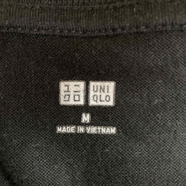 UNIQLO(ユニクロ)の【UNIQLO】黒のストレッチジャージプルオーバー レディースのトップス(Tシャツ(長袖/七分))の商品写真