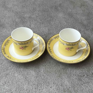 ティファニー(Tiffany & Co.)の新品未使用 Tiffany pink tulip coffee cup set(グラス/カップ)