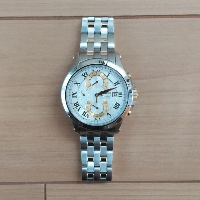 SEIKO(セイコー)のセイコー SEIKO プルミエ クロノ クオーツ SPC068P メンズの時計(腕時計(アナログ))の商品写真