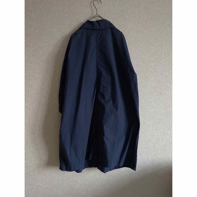 OMNIGOD(オムニゴッド)のオムニゴット　ステンカラーコート　ブルー レディースのジャケット/アウター(スプリングコート)の商品写真
