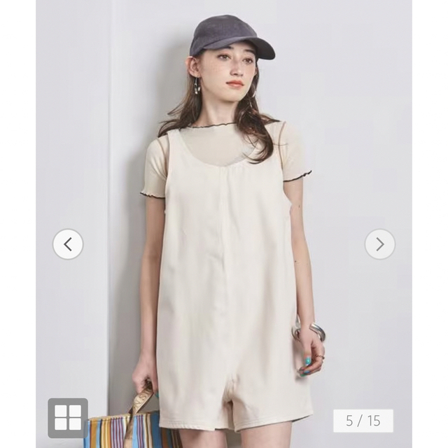 UNITED ARROWS(ユナイテッドアローズ)の新品■UNITED ARROWS＜BASERANGE＞タンク ロンパース■ レディースのパンツ(カジュアルパンツ)の商品写真