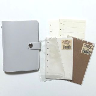 ムジルシリョウヒン(MUJI (無印良品))の無印良品 システム手帳 ミニ6穴 セット リフィール インデックス(その他)