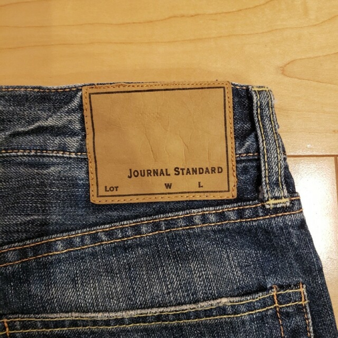 JOURNAL STANDARD(ジャーナルスタンダード)のジャーナルスタンダード　ユーズド加工デニムパンツ レディースのパンツ(デニム/ジーンズ)の商品写真