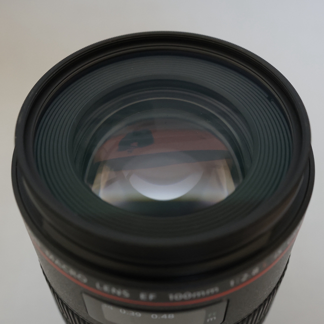 【商品説明確認必須】Canon EF100mm F2.8L マクロ IS USM