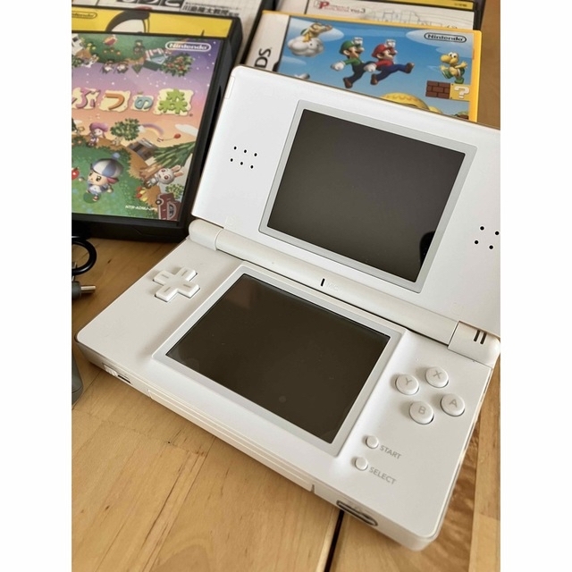 Nintendo DS Lite 本体 充電器 ペン ソフト6本テレビゲーム