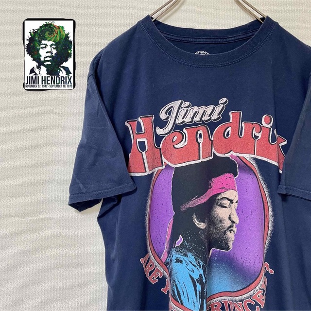 emiri様専用70年代的なジミ・ヘンドリックスの黒T(L) メンズのトップス(Tシャツ/カットソー(半袖/袖なし))の商品写真