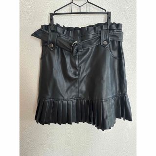 ZARA レザー ミニスカート(ミニスカート)