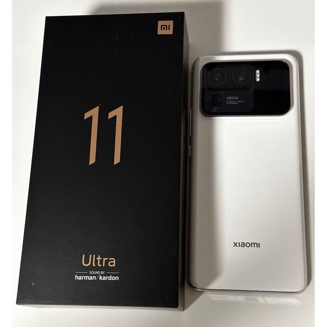 【5%OFFクーポン有】Mi 11 Ultra 白 8+256GB 美品