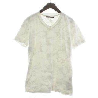 エイケイエム(AKM)のAKM HAND STITCH V-NECK WHITE CAMO XL 白(Tシャツ/カットソー(半袖/袖なし))