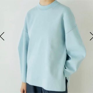 マウジー(moussy)のMOUSSY ROUND SLEEVE COTTON セーター(ニット/セーター)